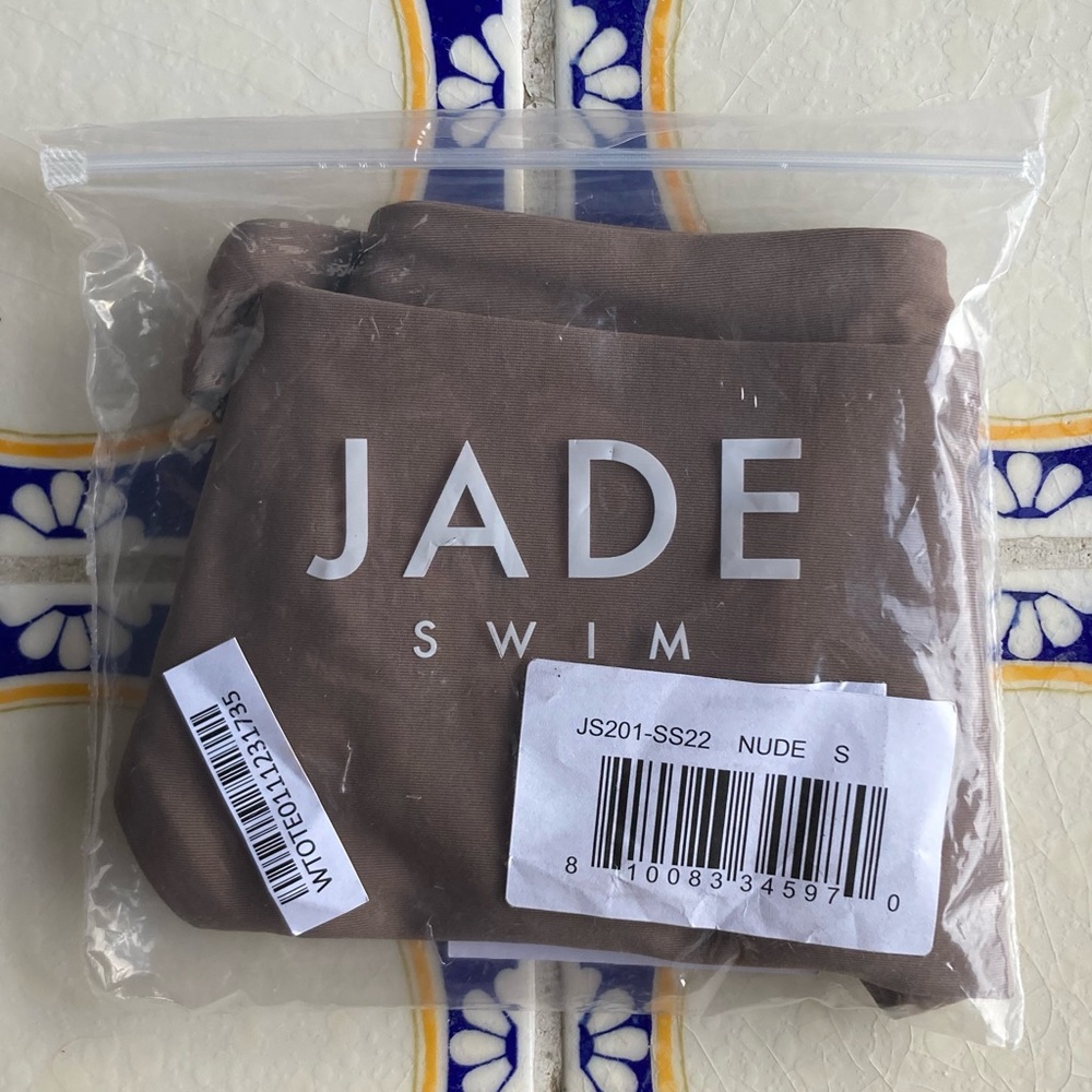 JADE SWIM Most Wanted Bikini Bottom in ‘Nude’ - Small - Picture 13 of 16